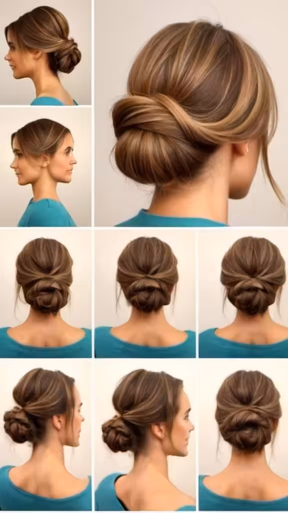 Crisscross Low Bun