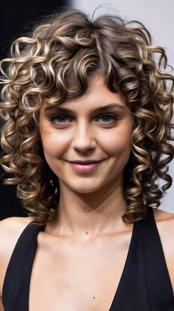 Curly Mullet