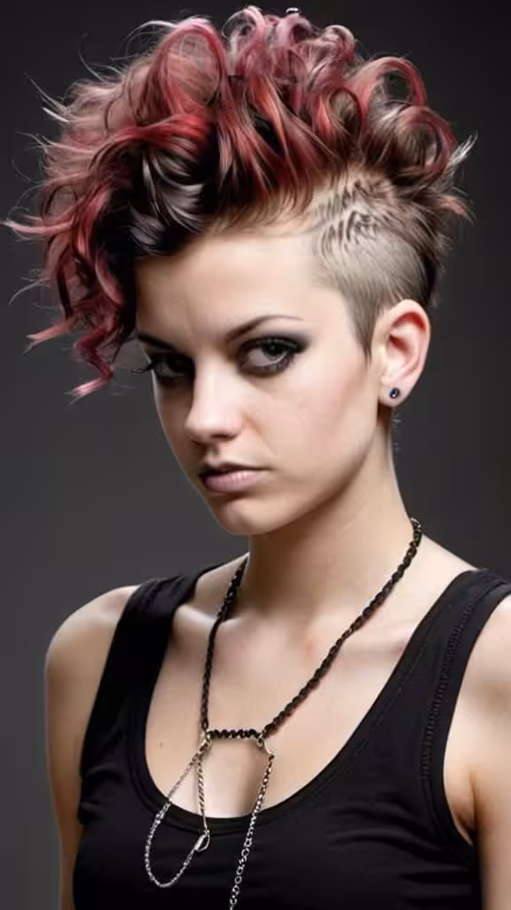 Curly Pompadour