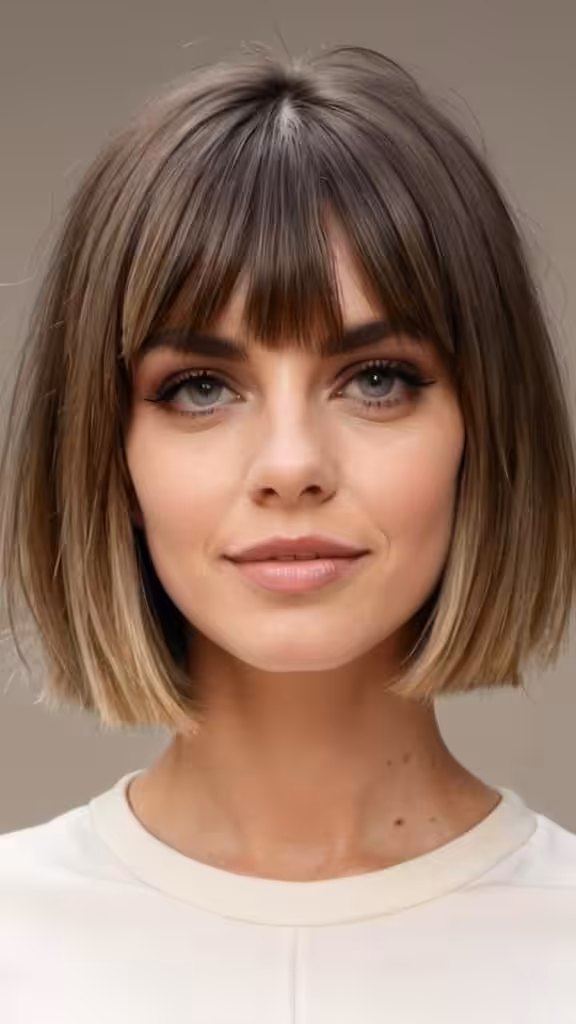 Curtain Bangs for Short Straight Hair
