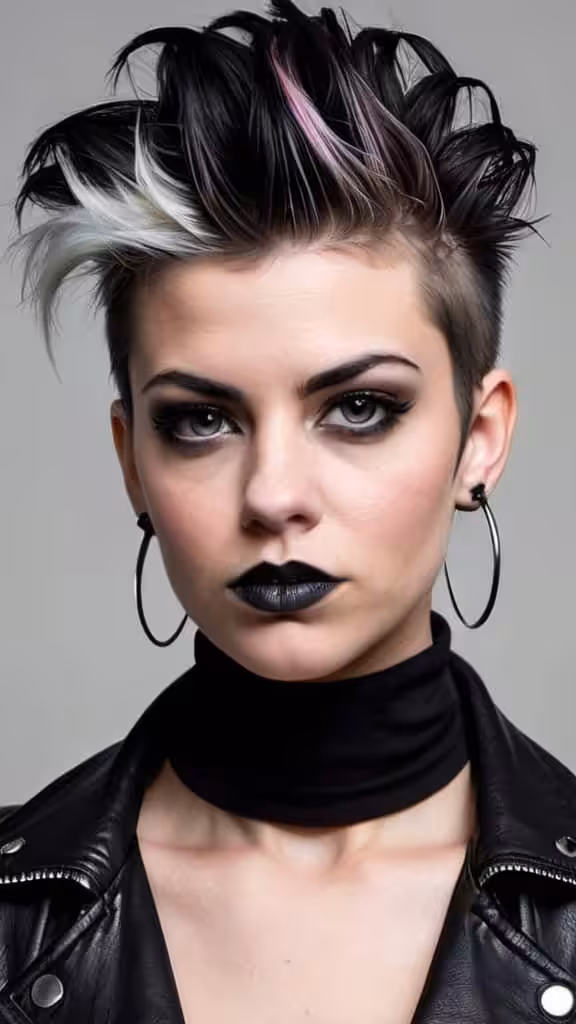 Dark Rooted Pompadour