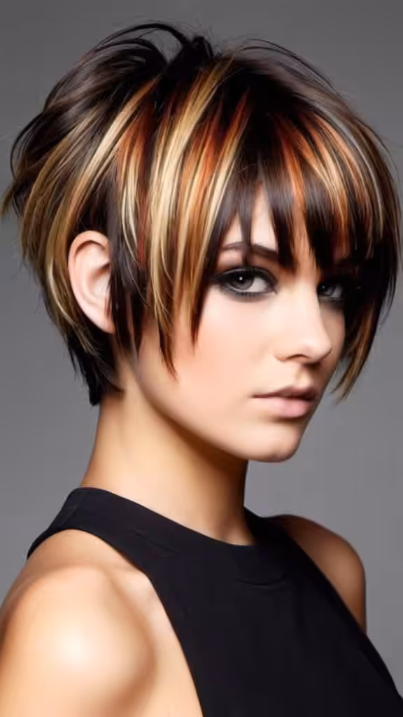 Edgy Designs With Highlights