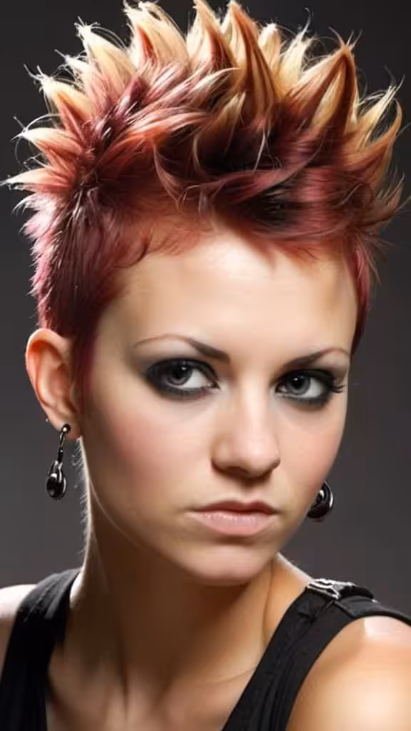Faux Hawk For Curly Hair
