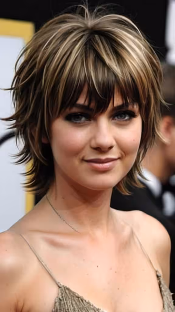 Flicked Shaggy Cut