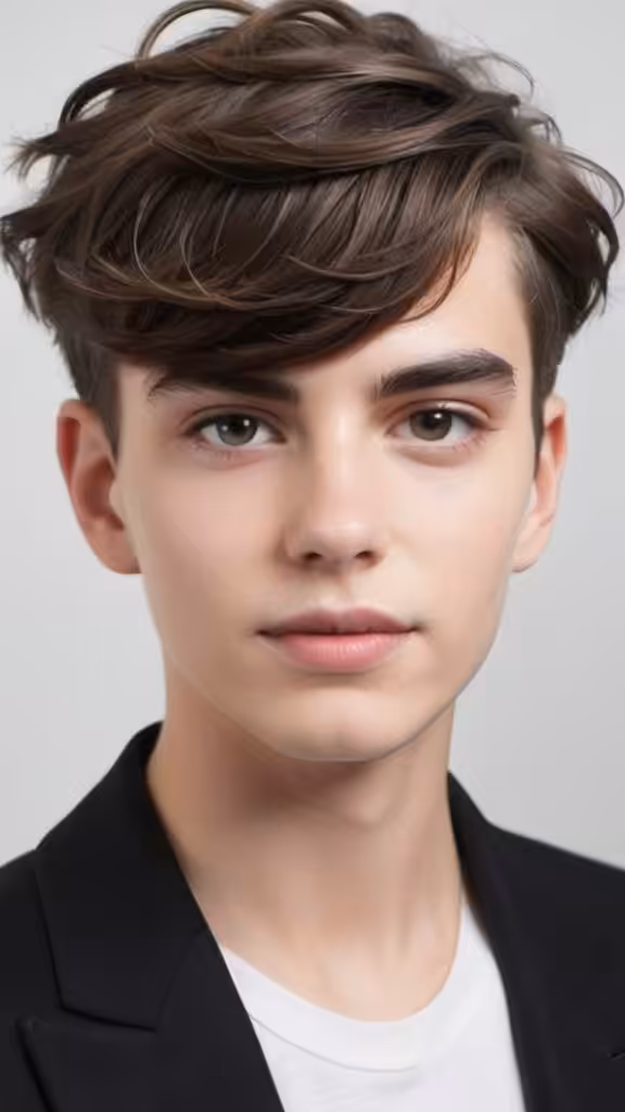 Gelled Back Hair
