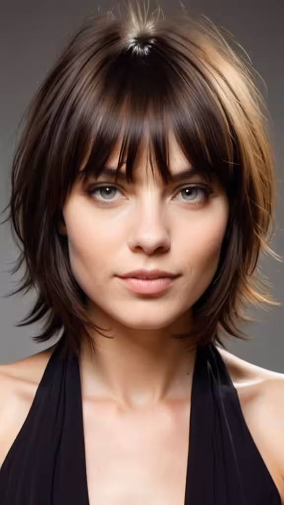Jagged Layers And Bangs
