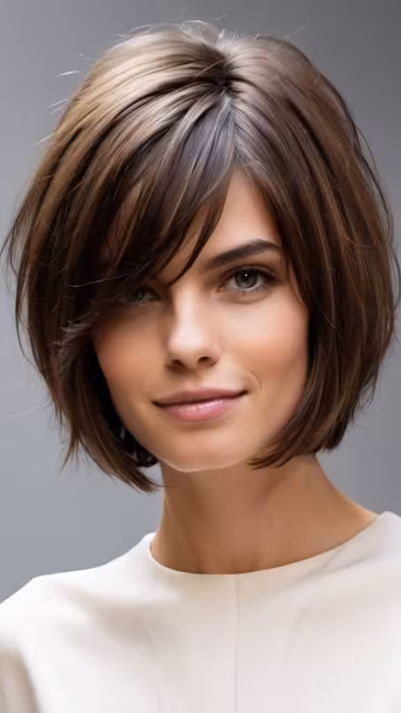Layered Bob With Textured Ends