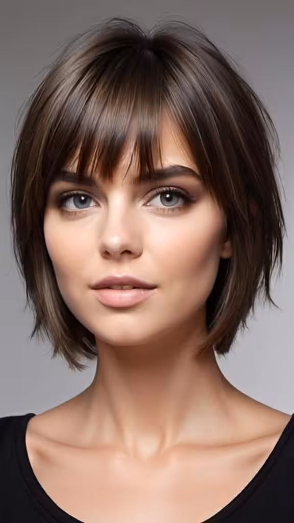 Layered Short Face-Framing Layer