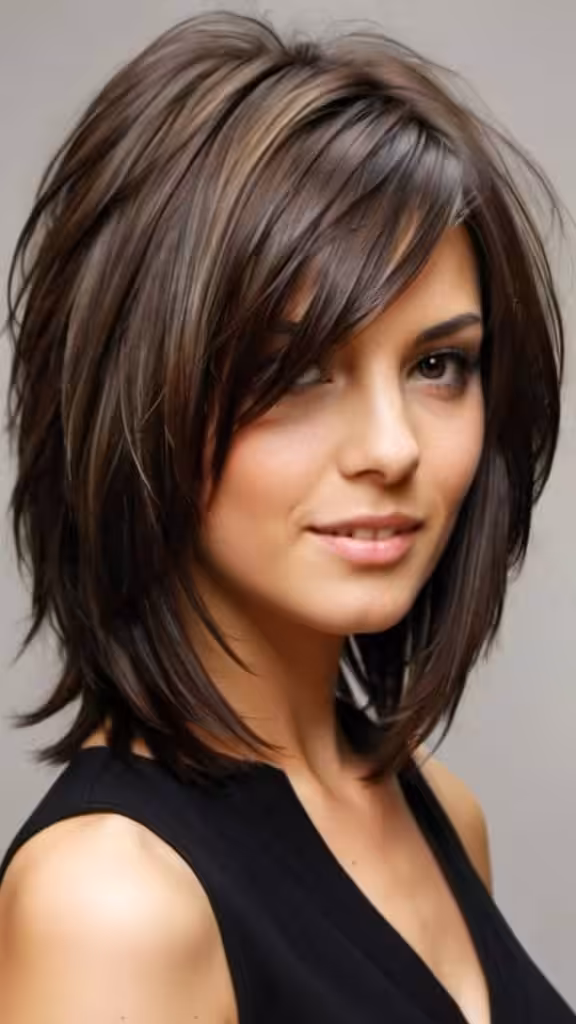 Layered Shoulder Cut