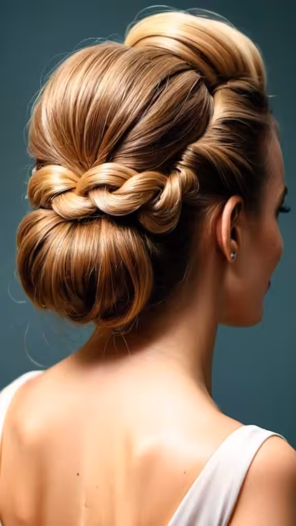 Mermaid Updo Hairstyle Updos for Medium-Length Hair