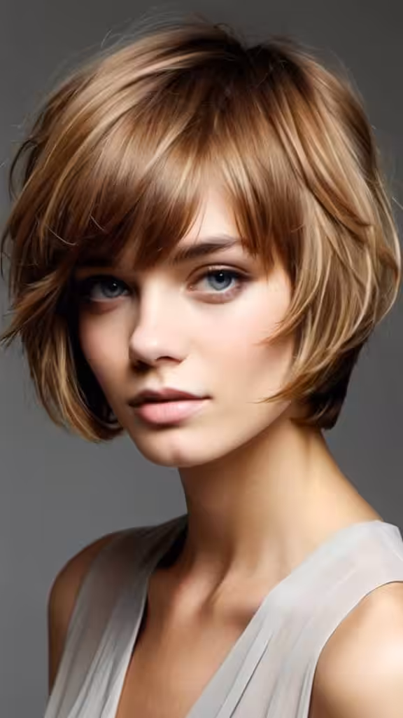 Messy Pageboy Haircut
