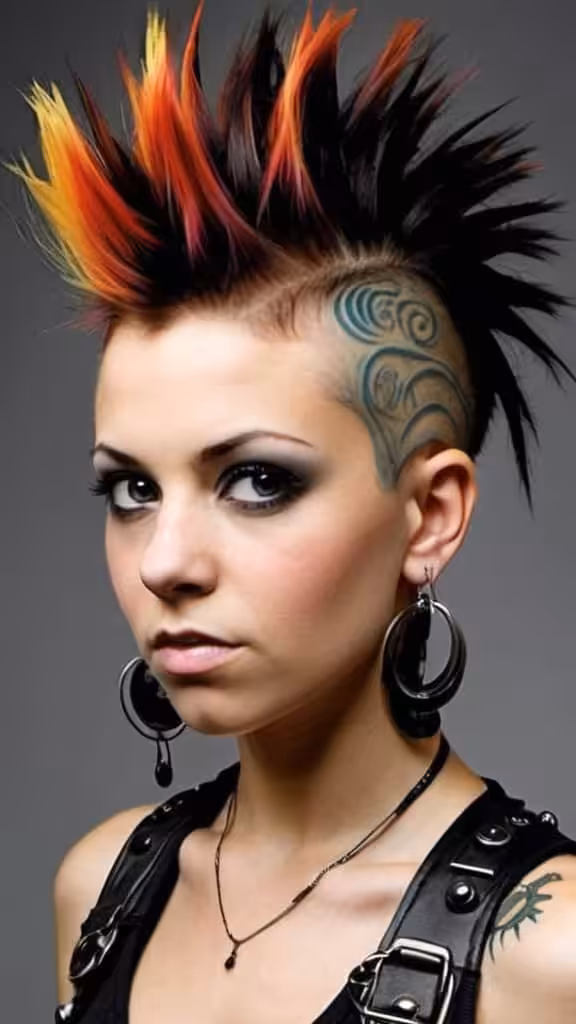 Mohawk With Dreadlocks