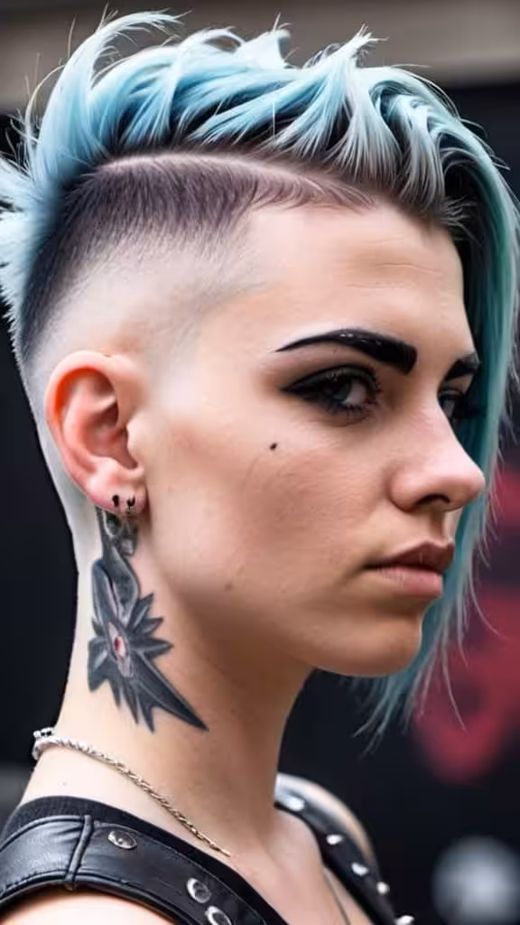 Mullet With A Skin Fade