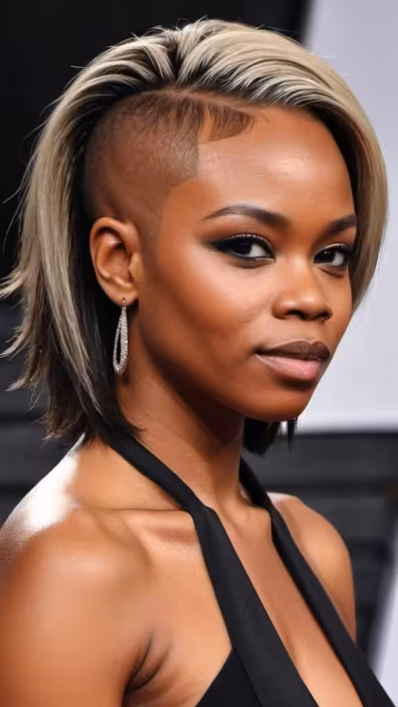 Mullet African American Short Hairstyles