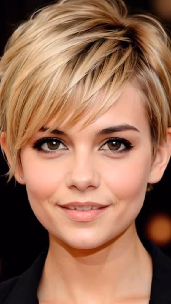 Pixie With Side Swept Bangs 1