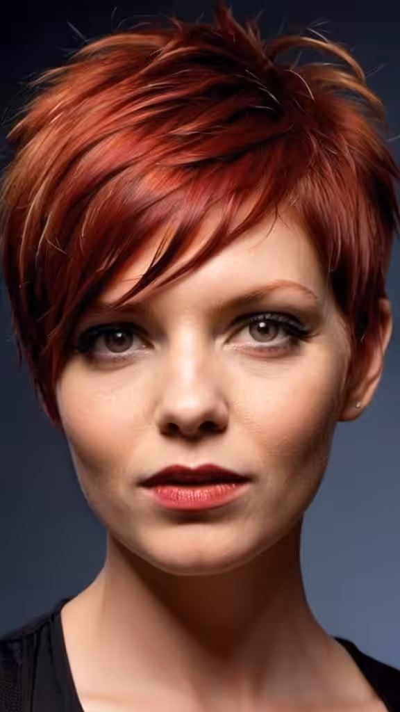 Red Choppy Layers
