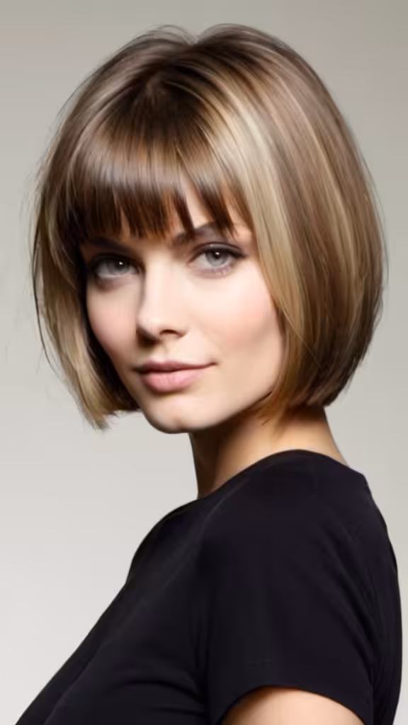 Round Bob Cut