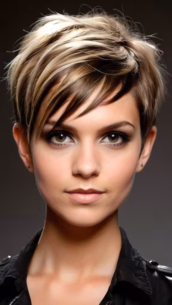 Sassy Pixie With Highlights