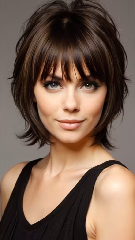 Shag With Bangs 1