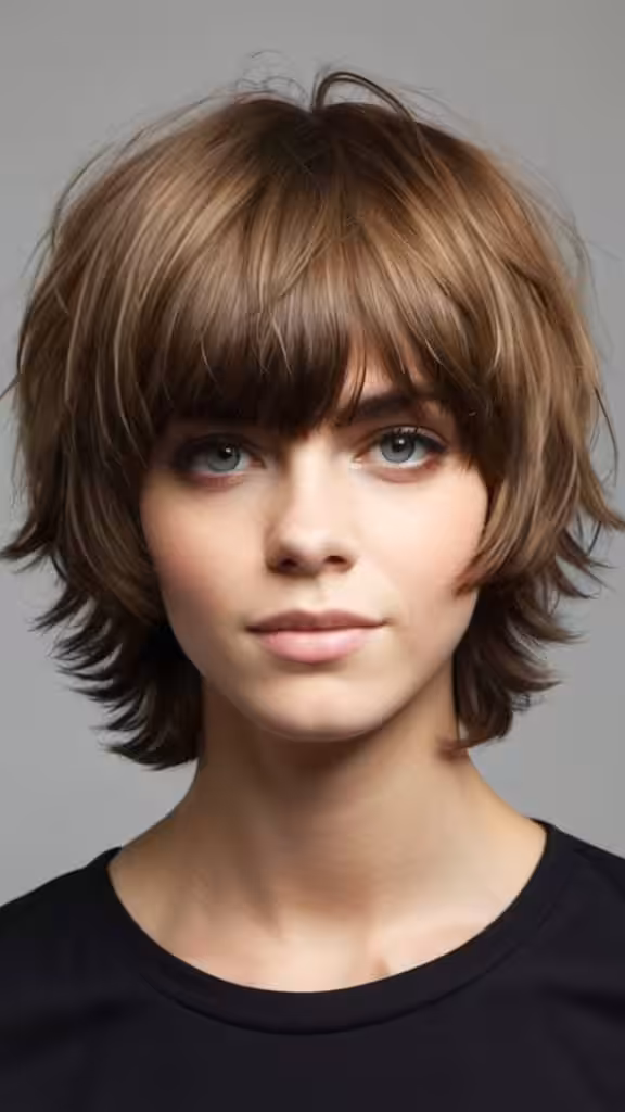 Shaggy Pageboy Haircut
