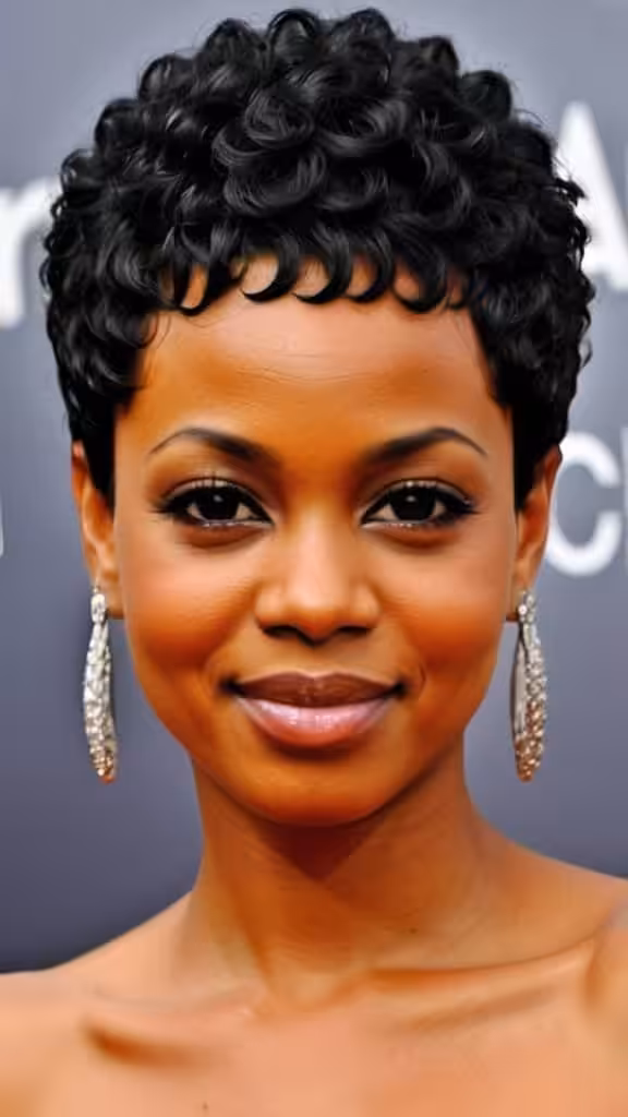 Short Afro Short Haircut