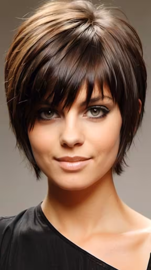 Short Choppy Haircut