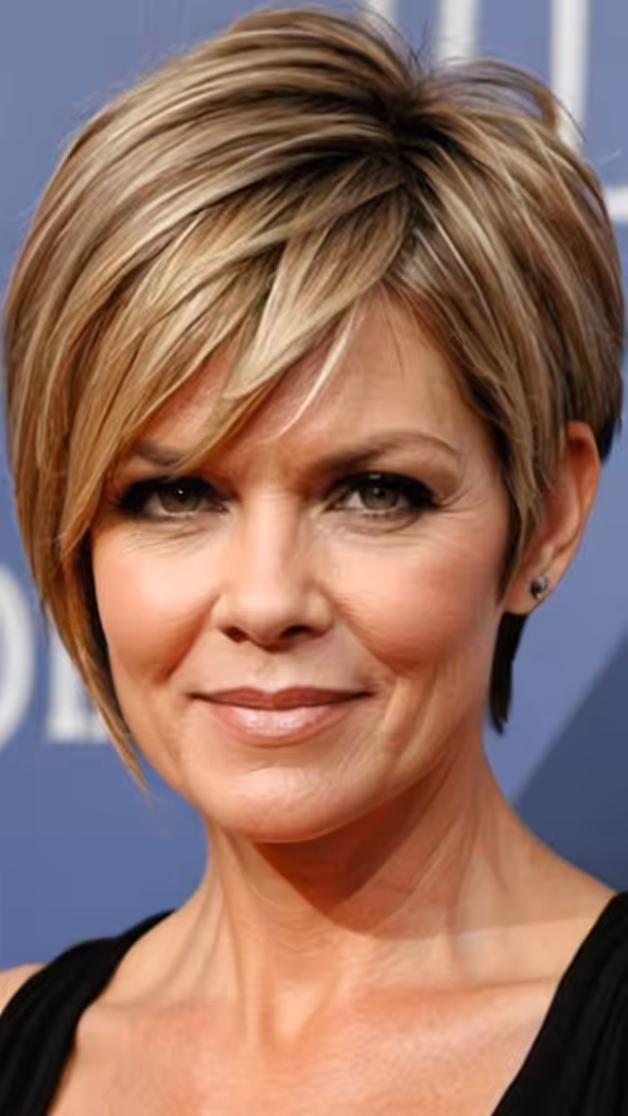 Side Parted Choppy Haircut