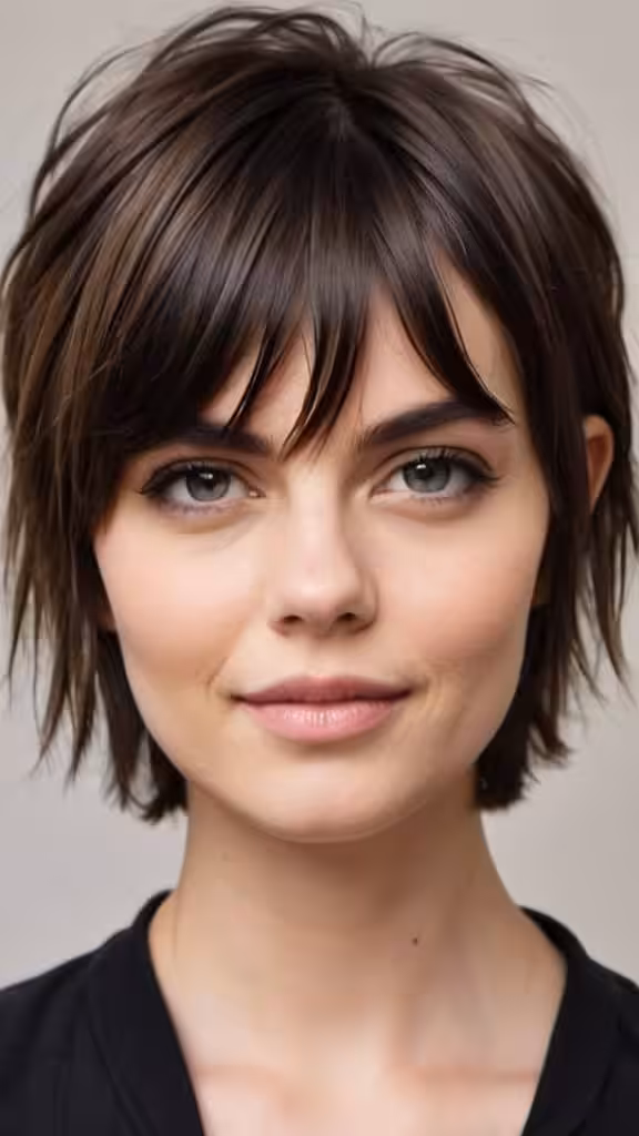 Side Parted Crop