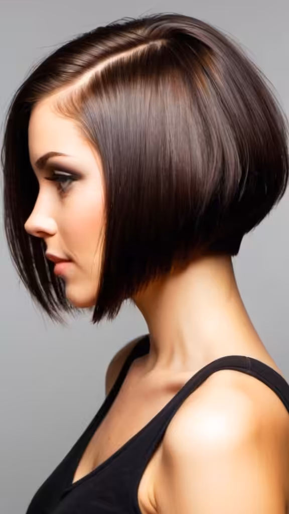 Straight Bob and Shaved Nape