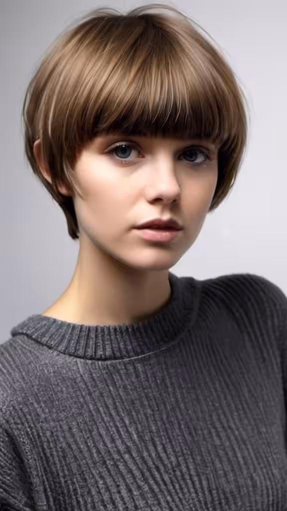 Textured Shaggy Bowl Haircut