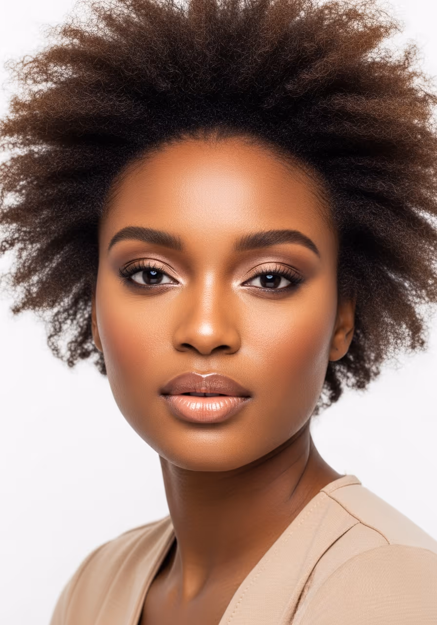 Textured Awkward Growth hairstyle