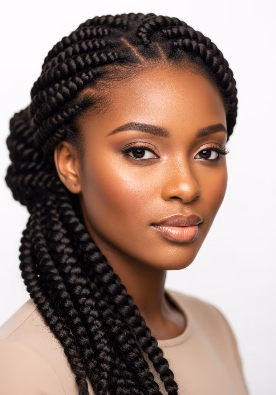 Braided Bun Long Natural Hair 2026