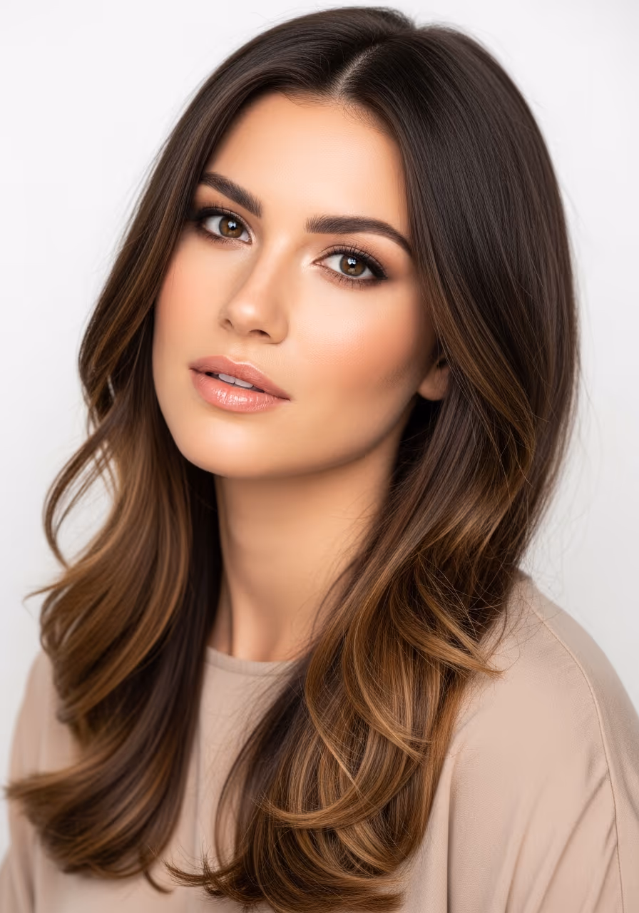 Balayage Butterfly Cut 2026