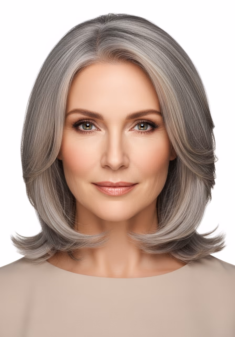 Over40 Collarbone hairstyle