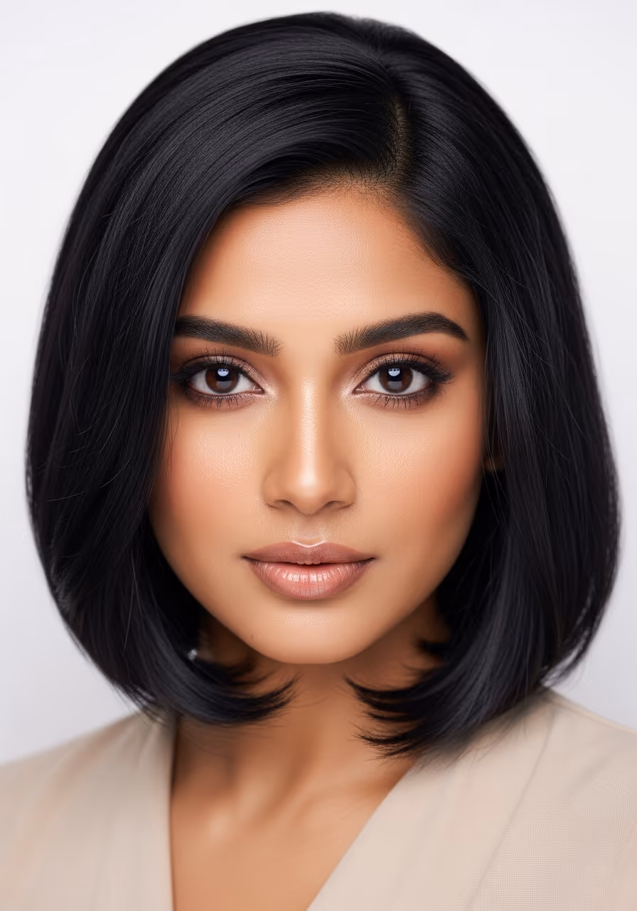 Sleek Collarbone Lob - 18 Collarbone-Length Haircuts That Are Universally Flattering
