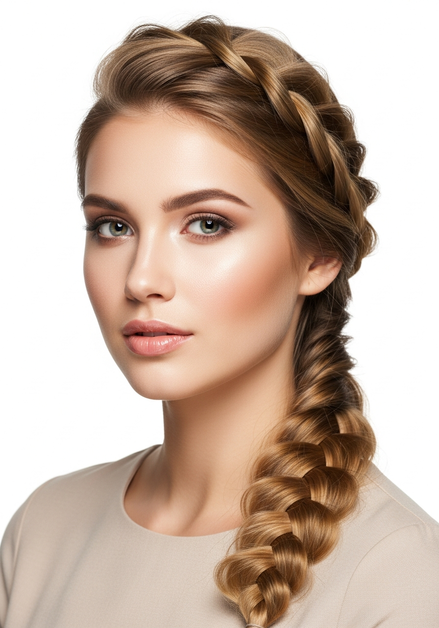 French Braid Heatless Waves 2026