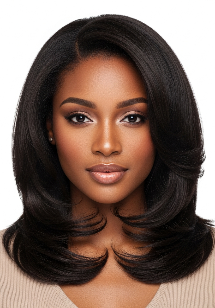 Dark Hair Face-Framing Layers Long 2026