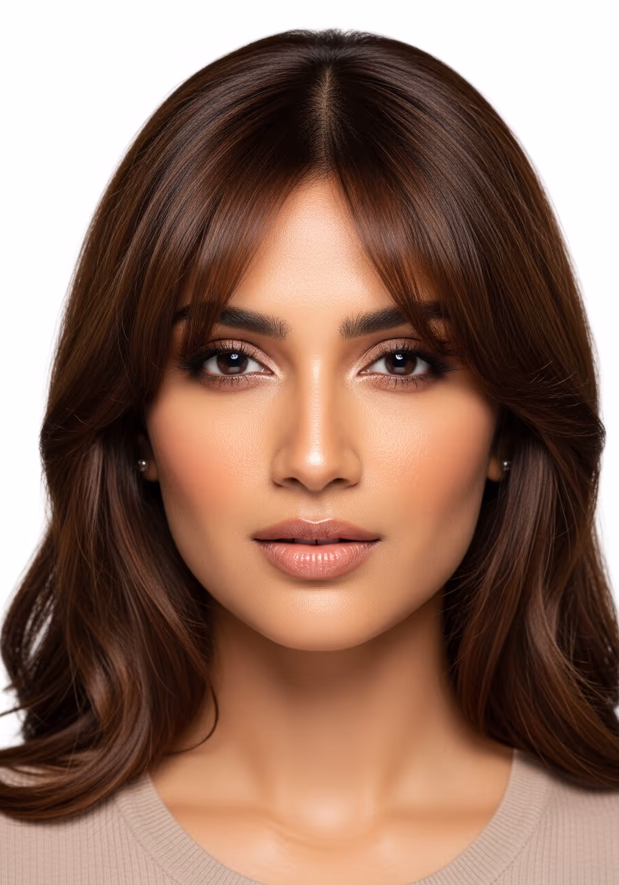 Natural Curtain Bangs Long Hair 2026
