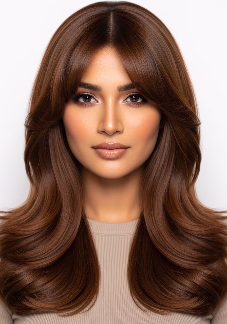 Curtain Bangs for Thick Long Hair 2026
