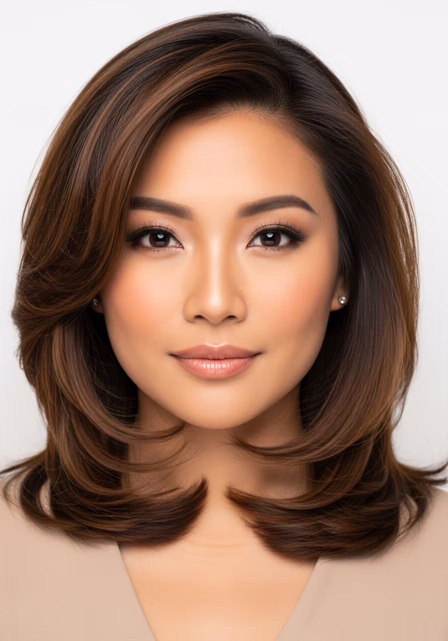 Feathered Long Hair Square Face 2026