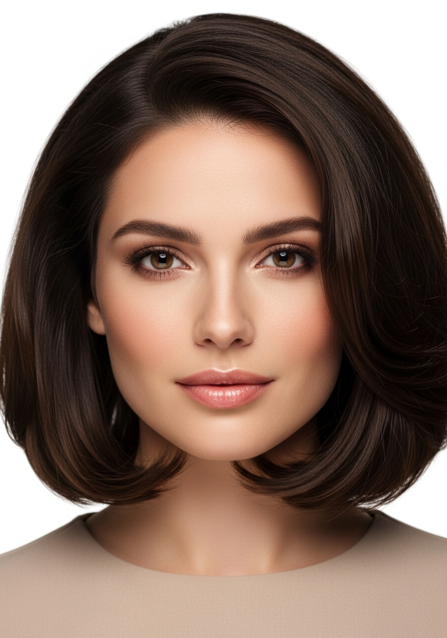 Lob-Length Square Face Hair 2026