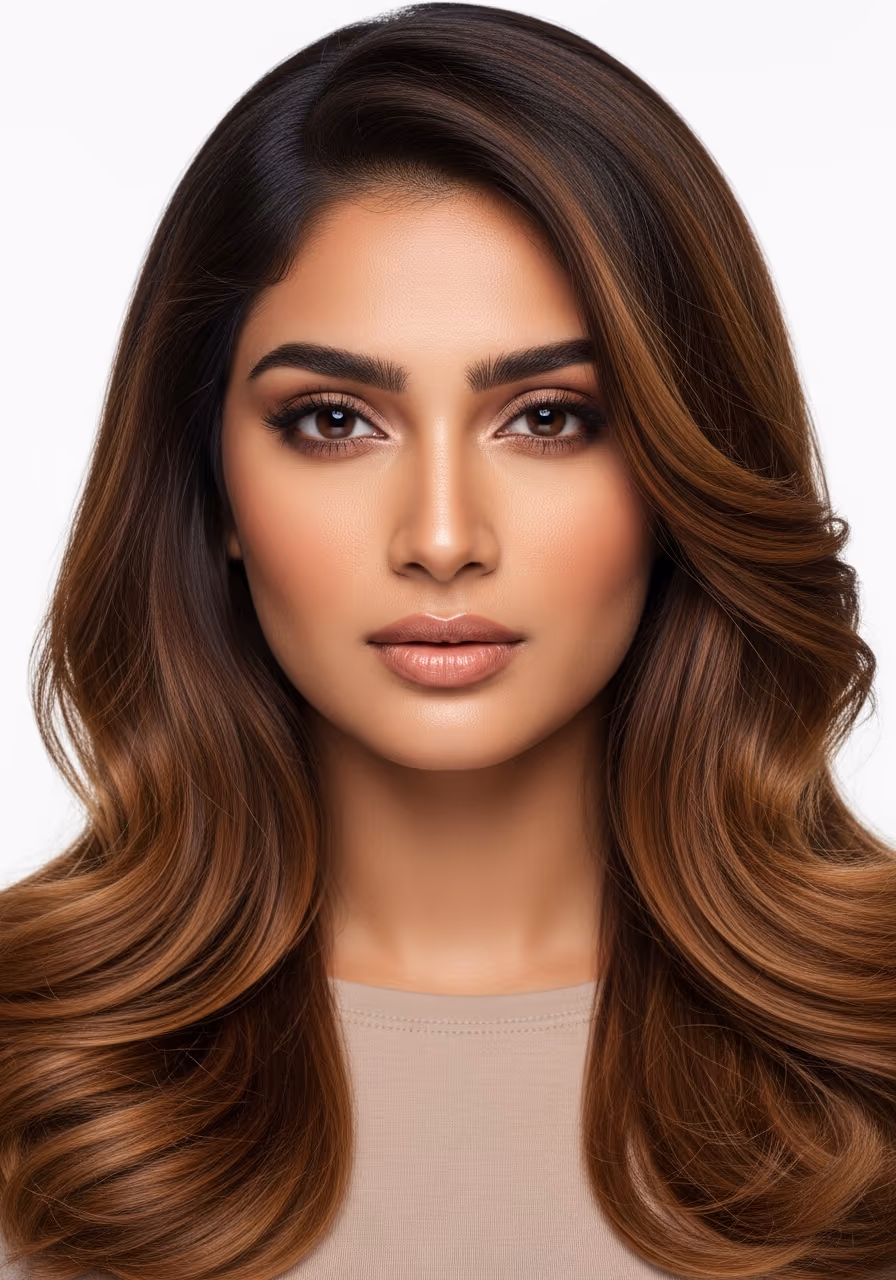 Ombré Long Hair Square Face 2026