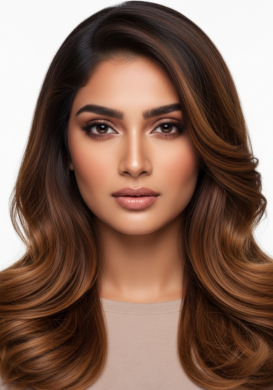 Ombré Long Hair Square Face 2026