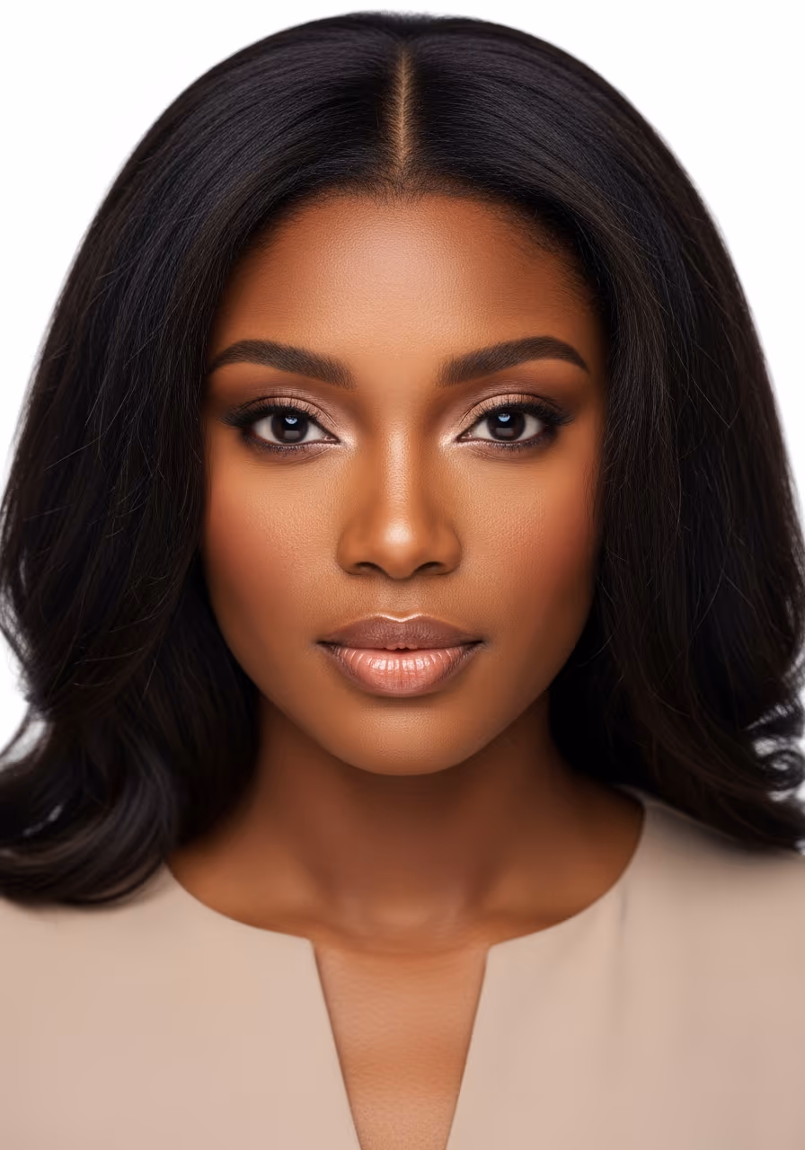 Soft V-Cut Square Face Long Hair 2026
