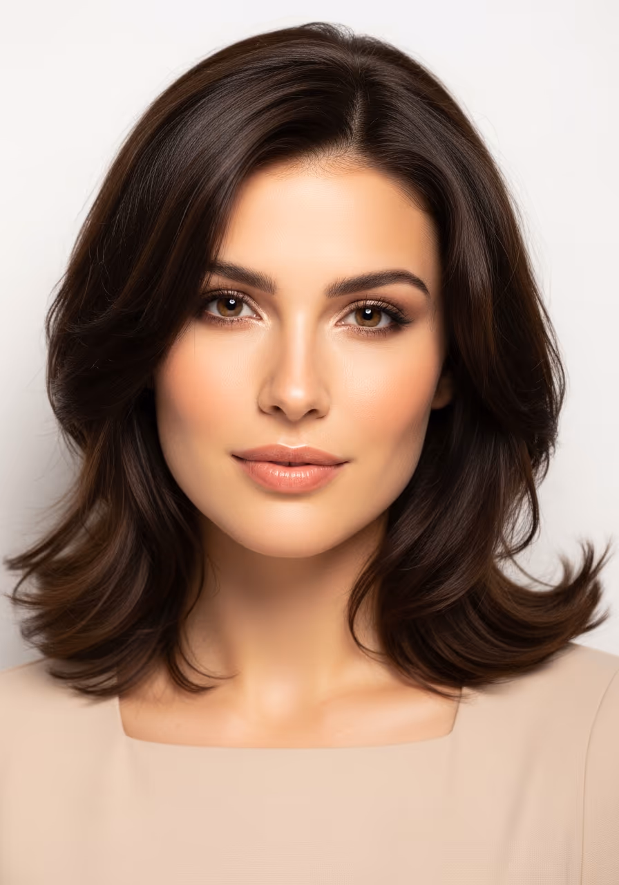 Wispy Layers Long Hair Square Face 2026