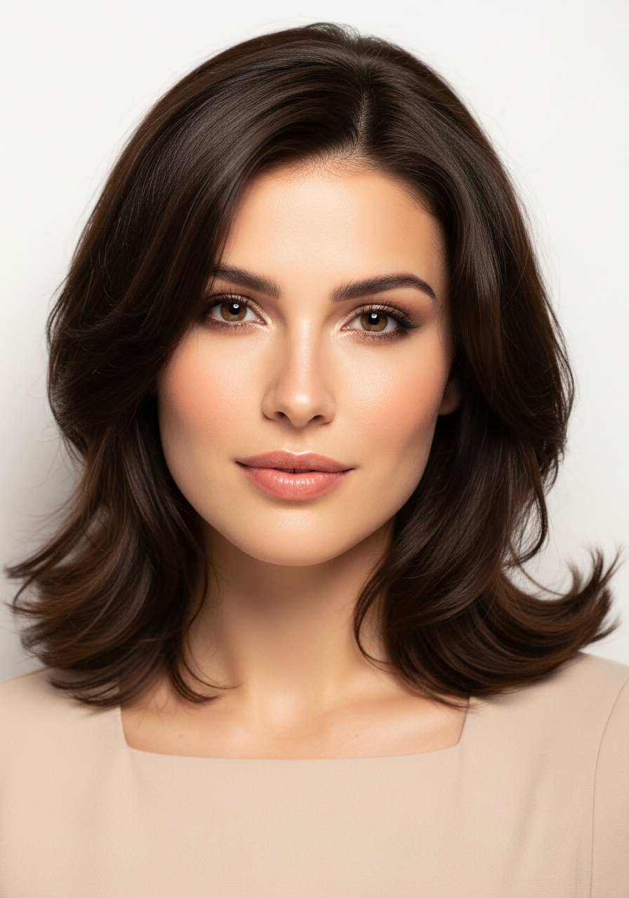 Wispy Layers Long Hair Square Face 2026