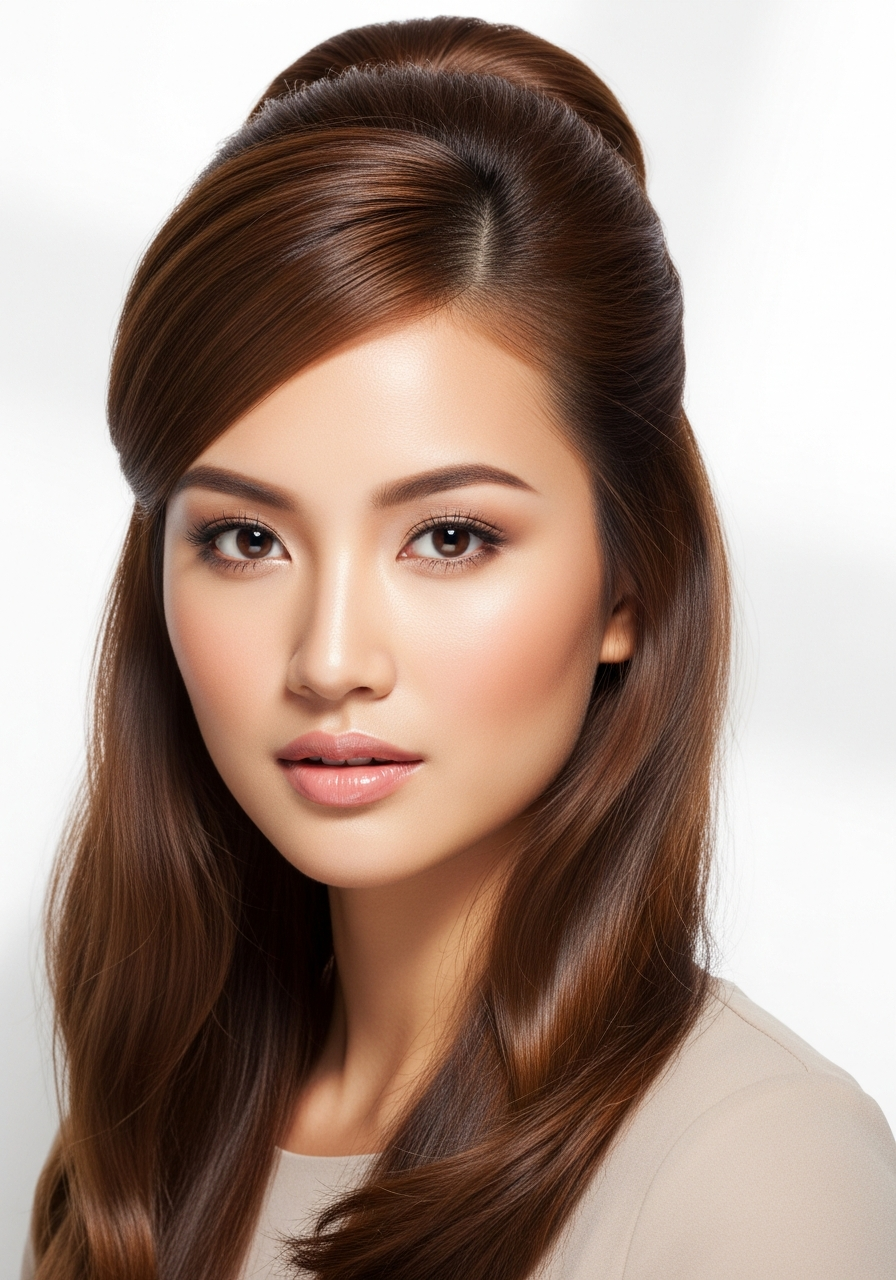 Half-Up Fine Long Hair 2026