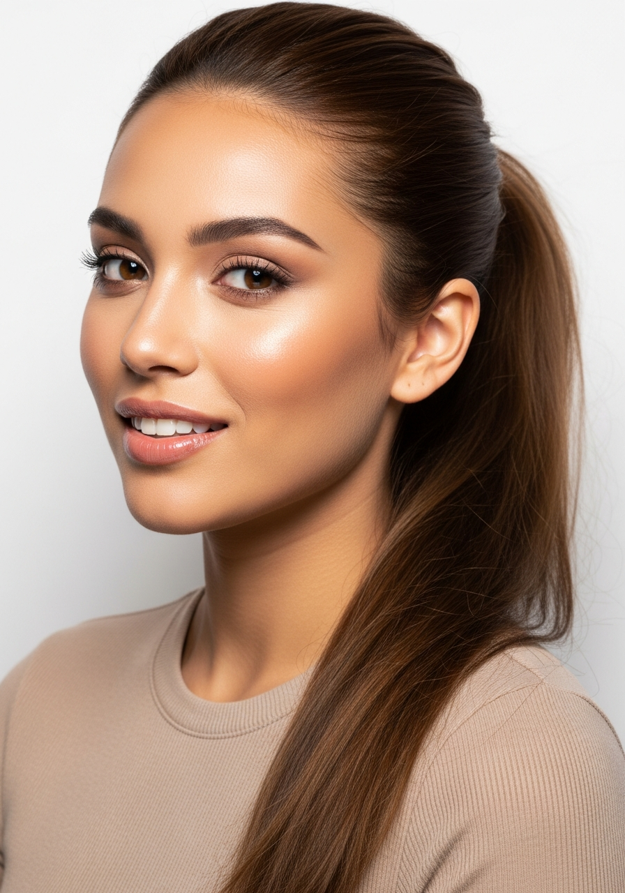 Long Fine Hair Ponytail Style 2026