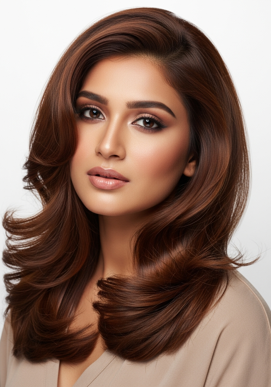 Bohemian Long Layers for Thick Hair 2026