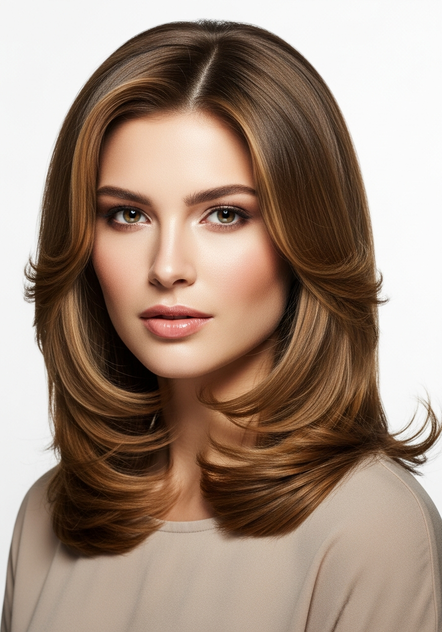 Chic Long Layers for Thick Hair 2026